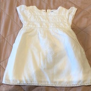 Zara toddler white dress 2-3 years.